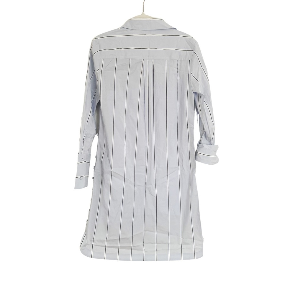 Club Monaco Striped Mini Dress in Blue and White - Picture 6 of 6